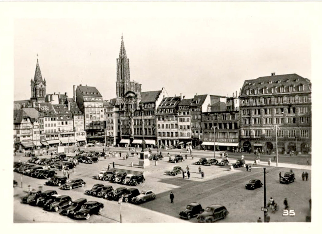 La Place Kléber dans les années 1950