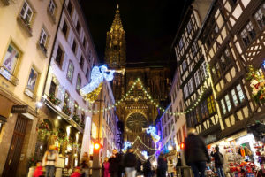 Illuminations de Noël Cathédrale de Strasbourg