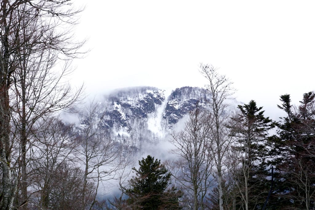 Ballon d'Alsace sous le brouillard