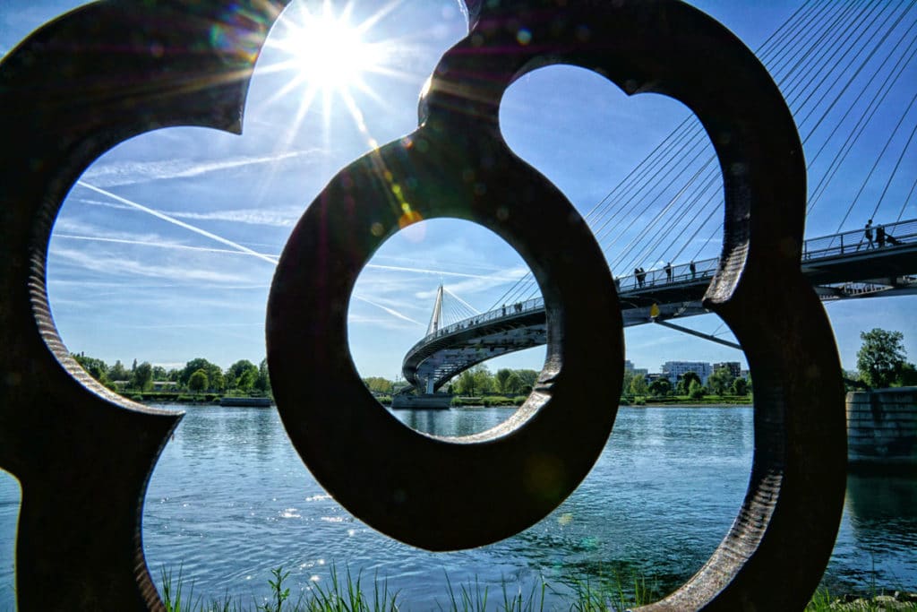 Passerelle MIMRAM au Jardin des Deux Rives