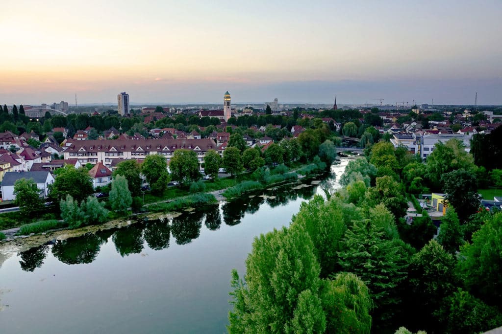 Kehl depuis la Weisstannenturm