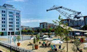 Docks d’été : la plage éphémère estivale de Strasbourg