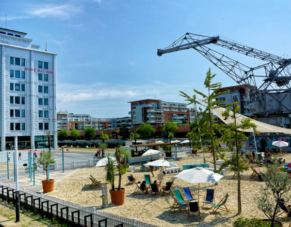 Docks d’été : la plage éphémère estivale de Strasbourg