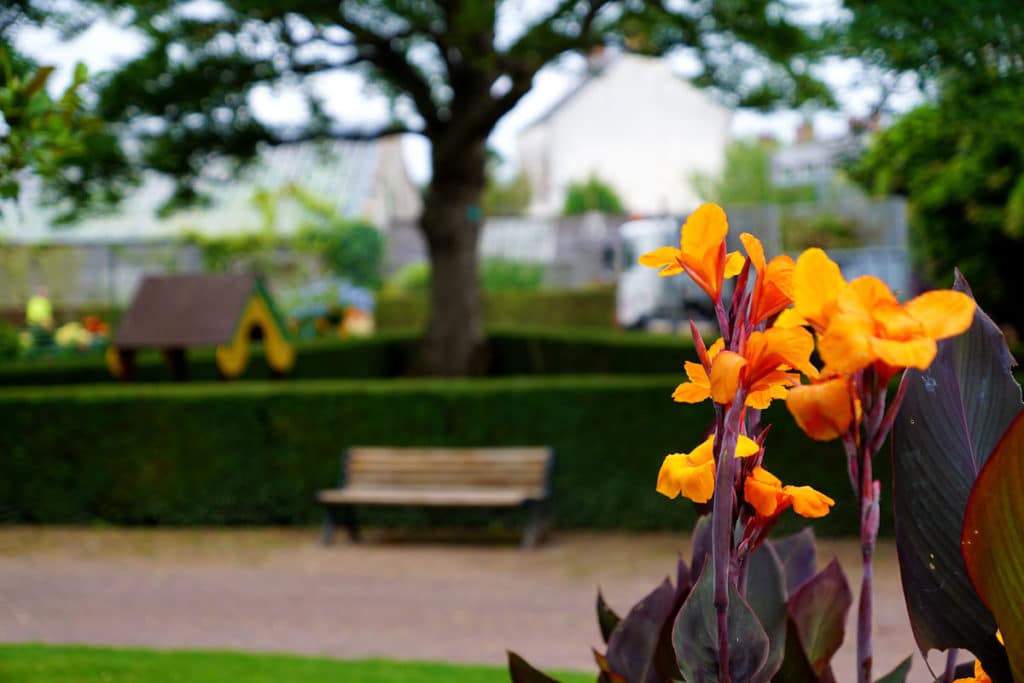 Aire de jeux au jardin botanique de Bayeux