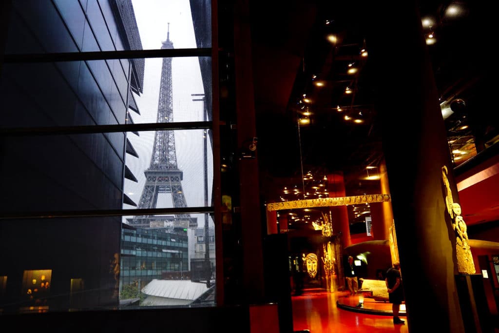 Tour Eiffel depuis le Musée du Quai Branly