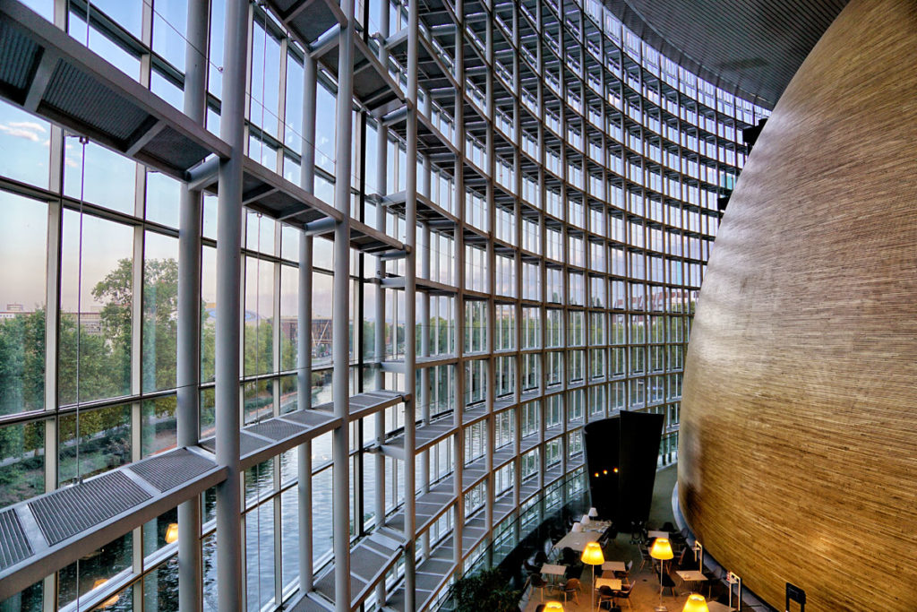 Verrière du Parlement européen de Strasbourg