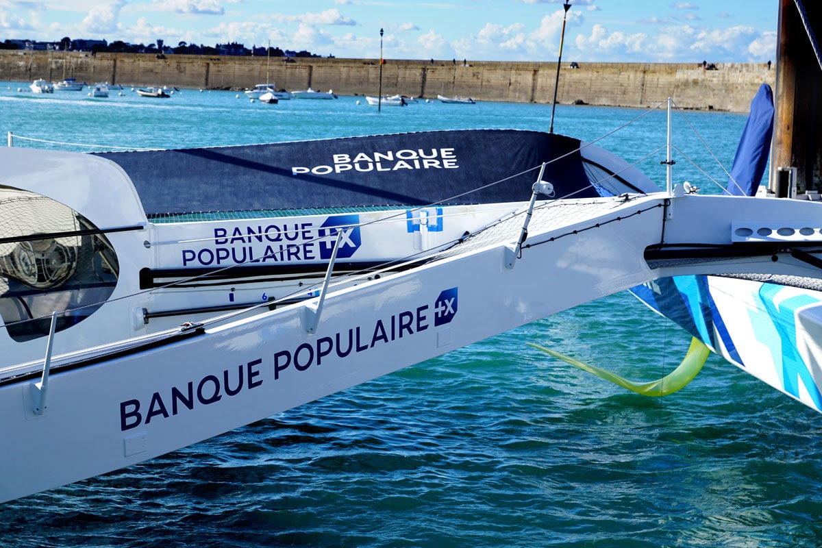 hauteur mat trimaran banque populaire