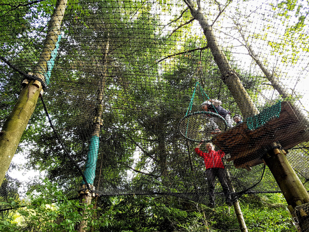 Accrobranche au Center Parcs des Trois-Forêts