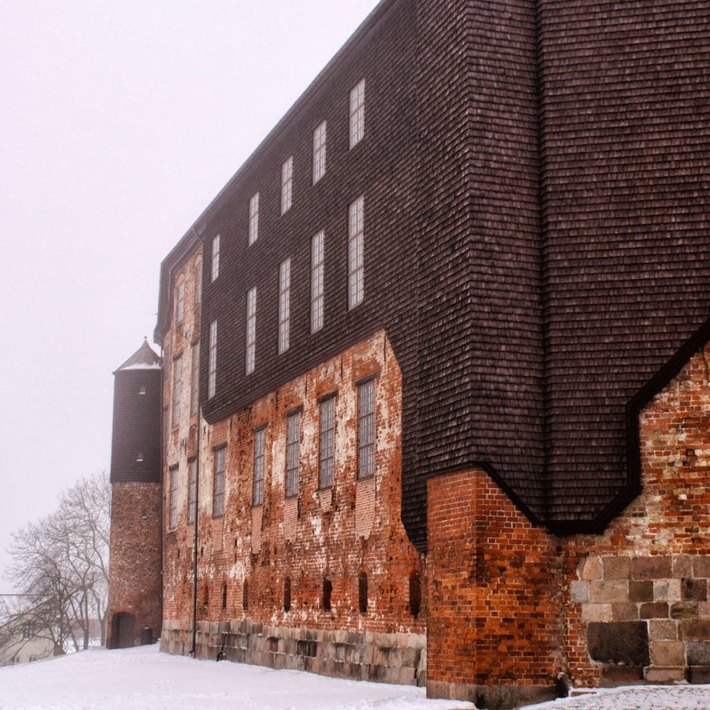 Chateau de Kolding sous la neige