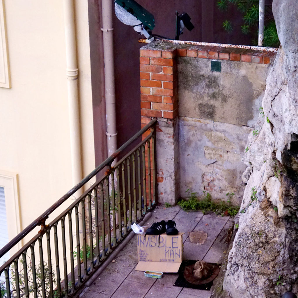 L'homme invisible à Nice