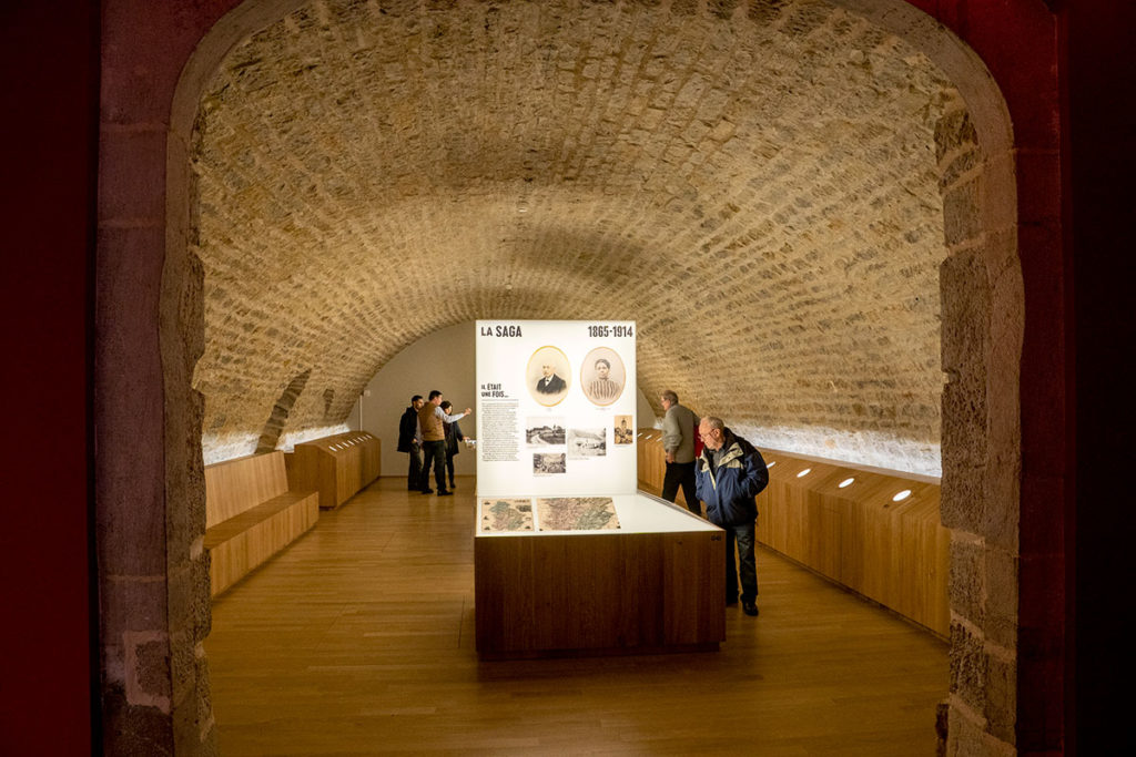 Caves et voutes en pierre de la maison de la Vache qui rit