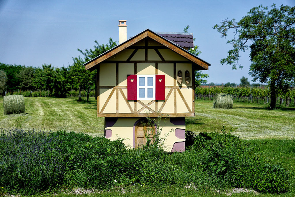 Petite maison alsacienne à l'entrée de Barr