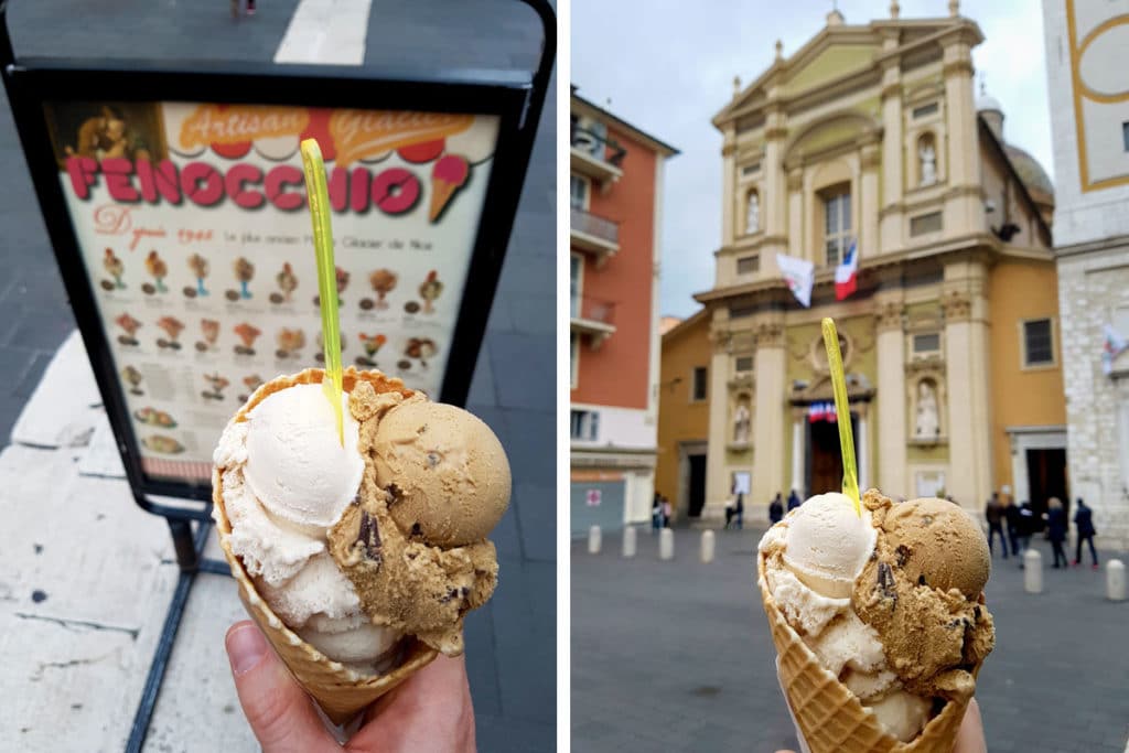 Glaces Fenocchio à Nice