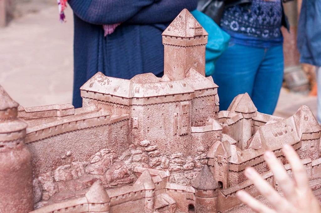 Maquette du château du Haut Koenigsbourg