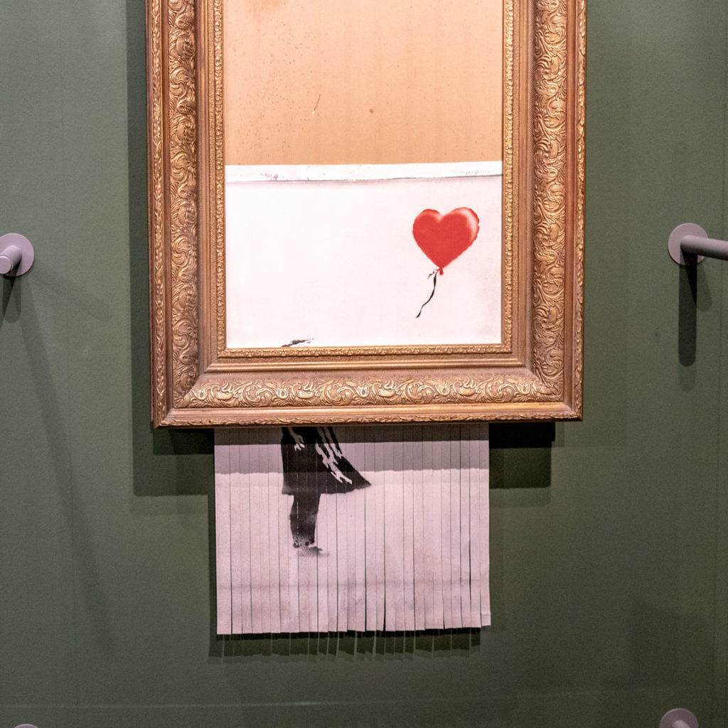 Banksy - Love is in the bin - Staatsgalerie à Stuttgart