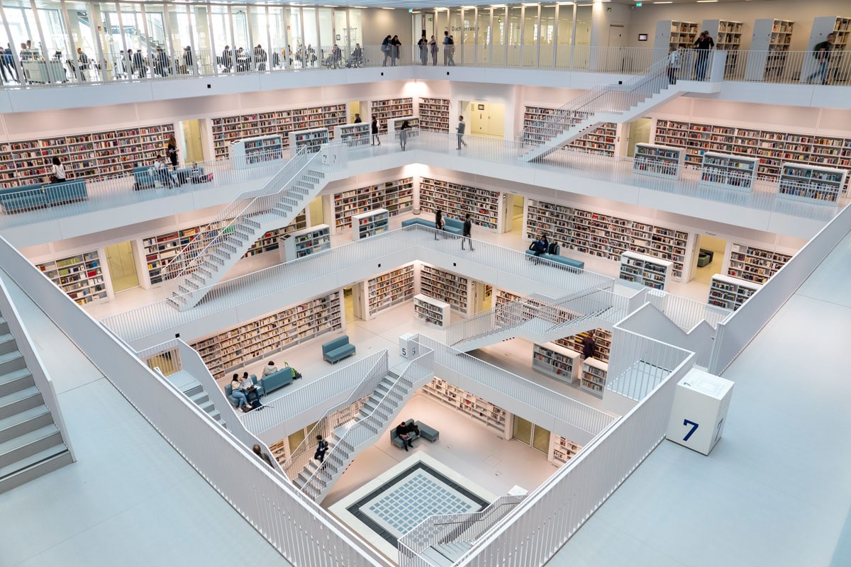 Bibliothèque de Stuttgart - Stadtbibliothek