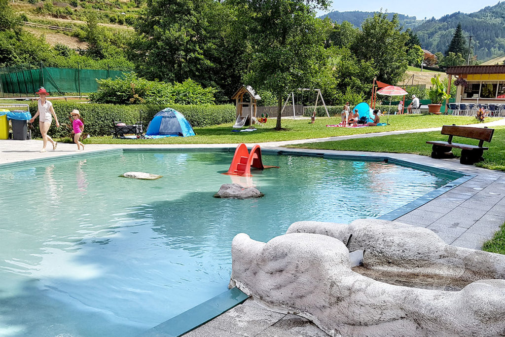 Zone pour les enfants à la piscine d'Ottenhofen