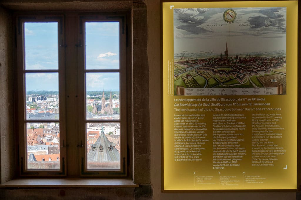 Vue depuis la maison des gardiens de la cathédrale de Strasbourg