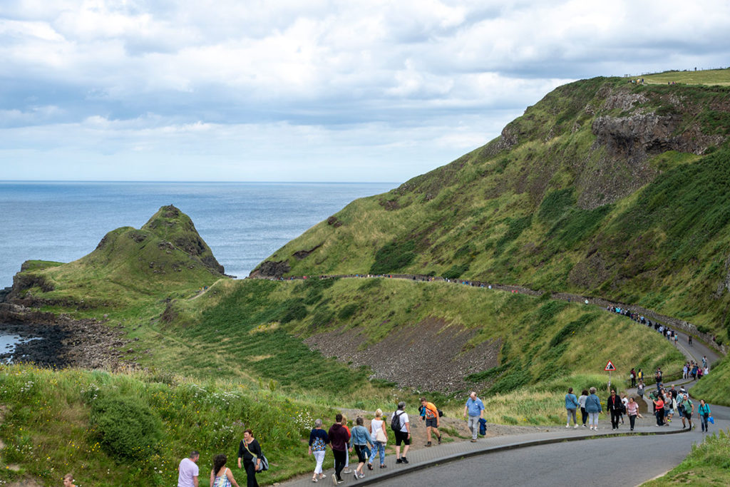 Chemin vers la chaussée des géants