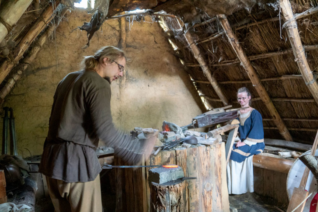 Le travail de la forge à Ornavik