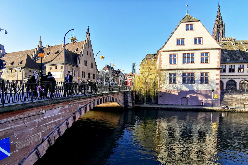 Le Pont du Corbeau à Strasbourg