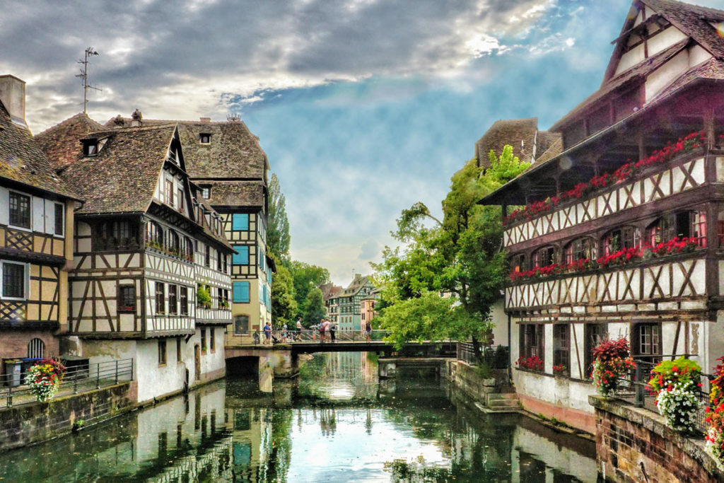 Pont tournant à la Petite France