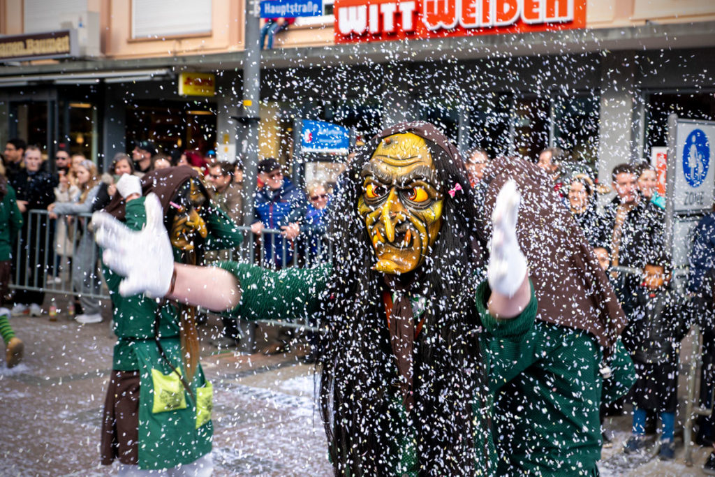 Confettis au carnaval de Kehl