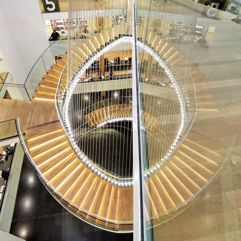 Escalier de la BNU Strasbourg