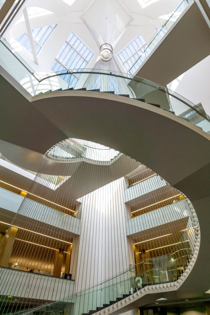 Escalier de la BNU de Strasbourg