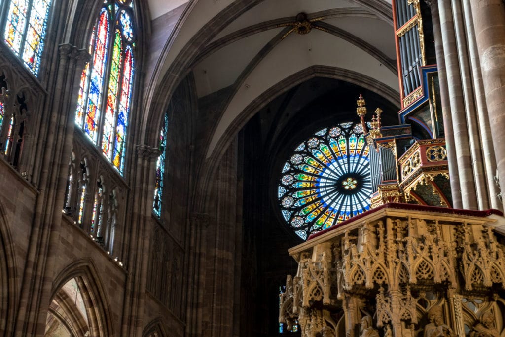 Intérieur de la cathédrale de Strasbourg