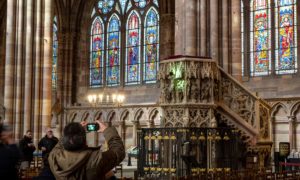 Le rayon vert de la cathédrale de Strasbourg