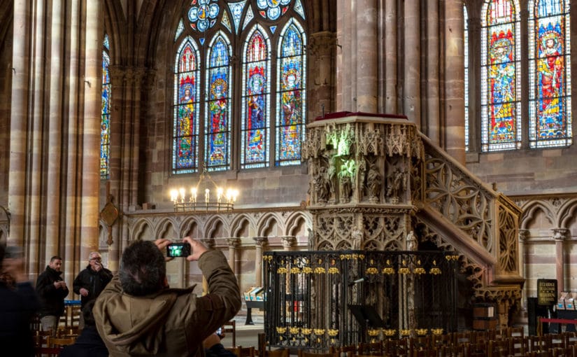 Rayon vert de la cathédrale de Strasbourg