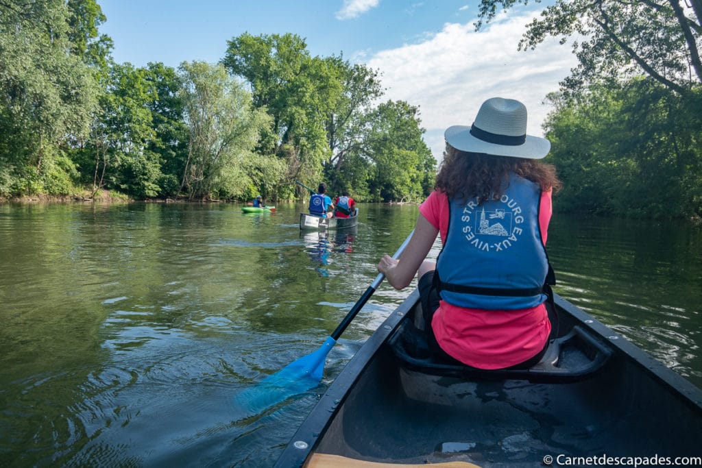 Randonnée en canoe à Strasbourg