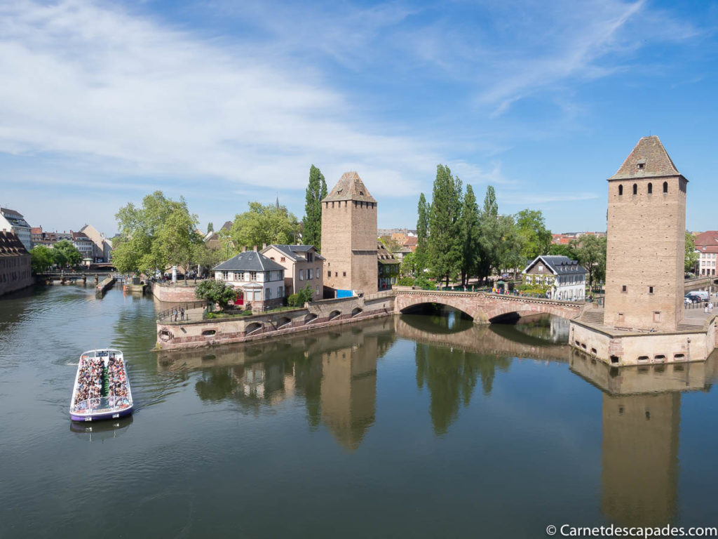 Vue depuis le Barrage Vauban à Strasbourg