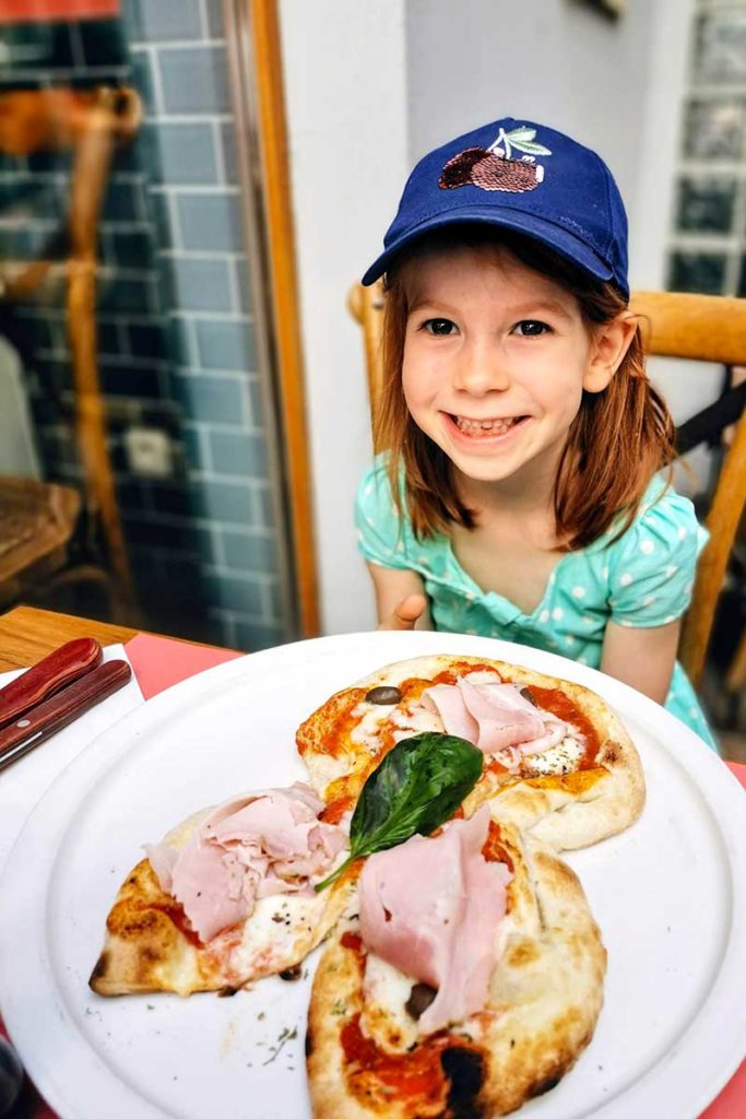 Pizza enfant chez Pop & Lino