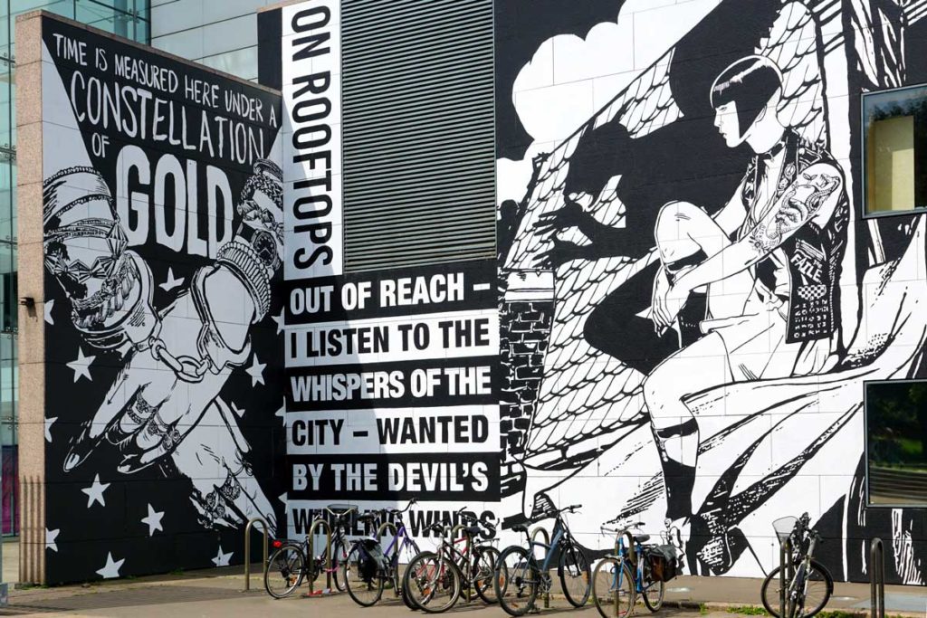 Fresque du collectif FAILE au Musée d'Art Moderne de Strasbourg