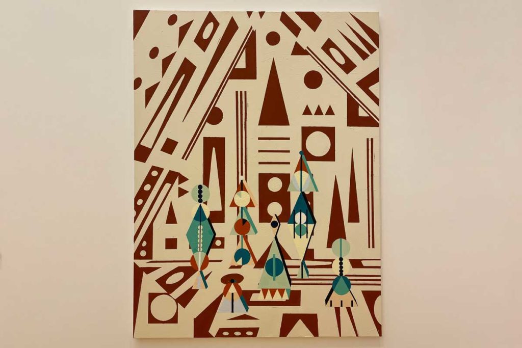 Peinture de Farah Atassi
