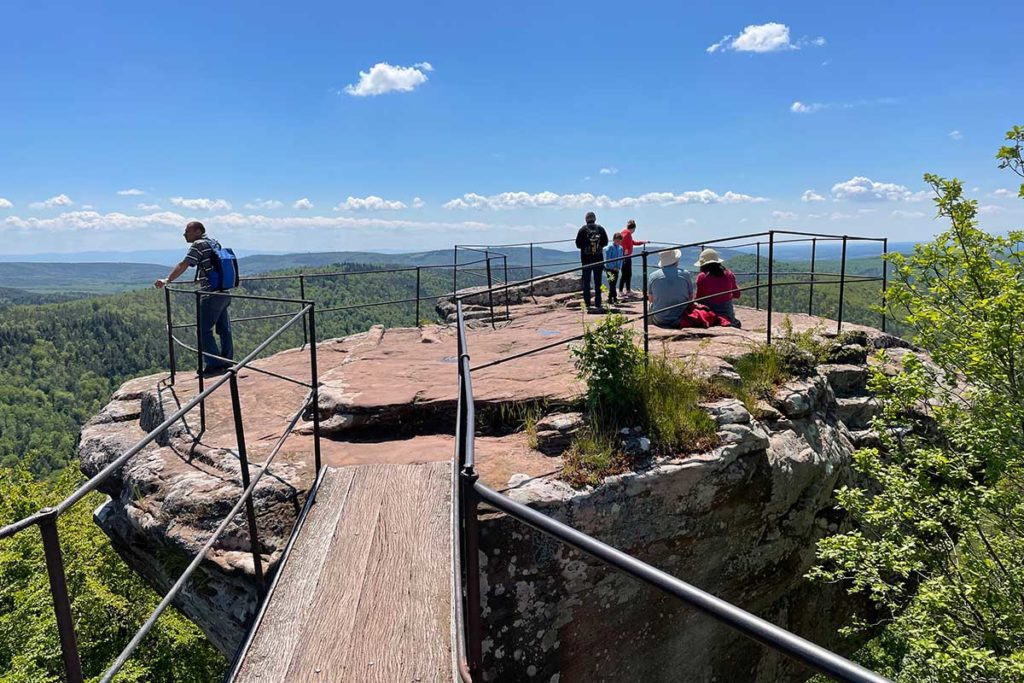 Vue depuis le chateau du Loewenstein