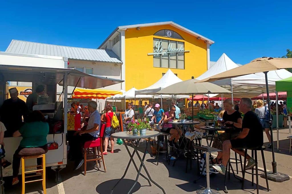 Stand du marché couvert de Mulhouse