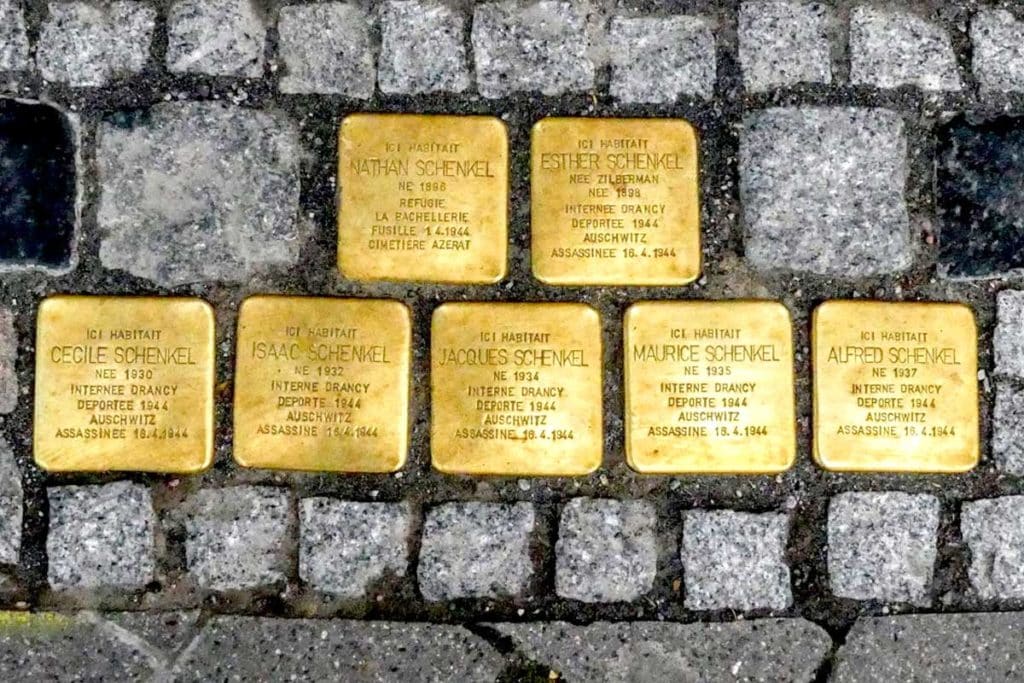 Stolpersteine de la famille Schenkel à Strasbourg