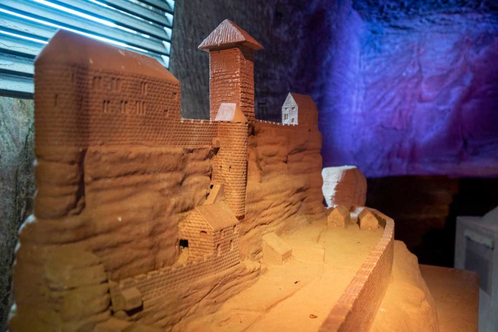 Maquette du château fort de Fleckenstein