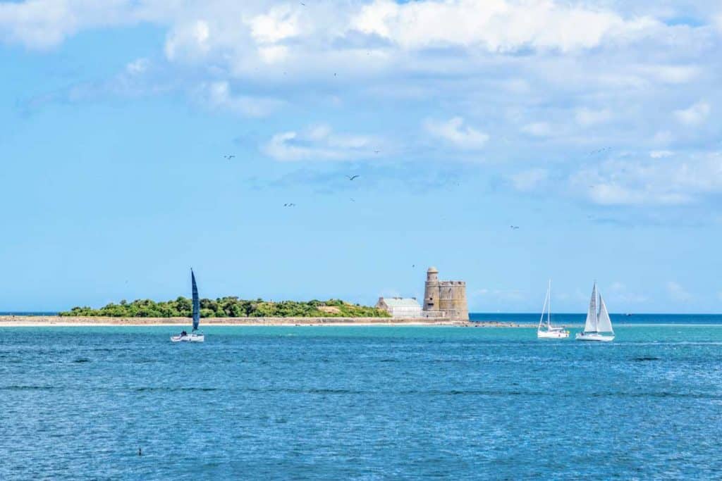 Île de Tatihou et tour Vauban, classé au patrimoine mondial de l'Unesco