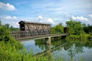 Observatoire sur l'île de Rohrschollen à Strasbourg