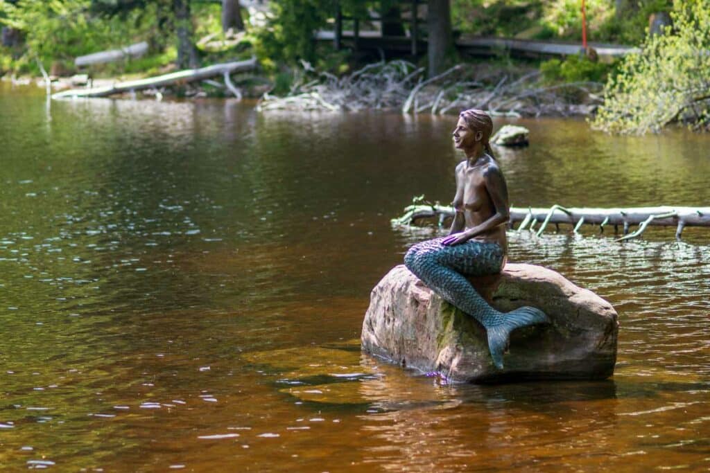 La petite sirène du Mummelsee