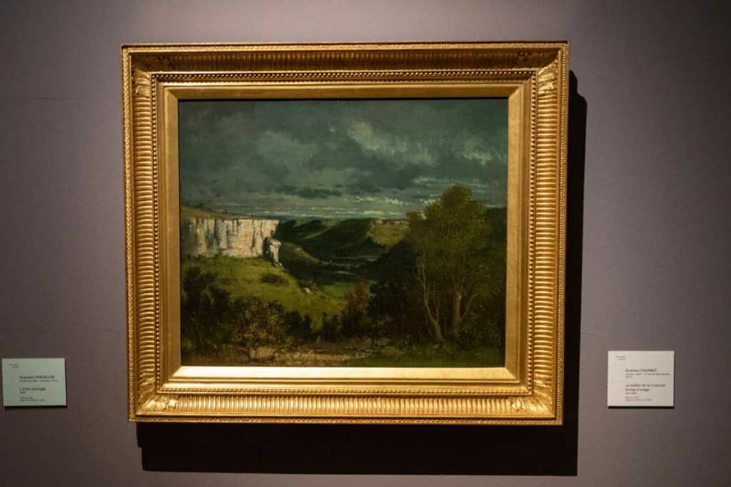 La vallée de la Loue par Gustave Courbet Musée des Beaux-Arts de Strasbourg