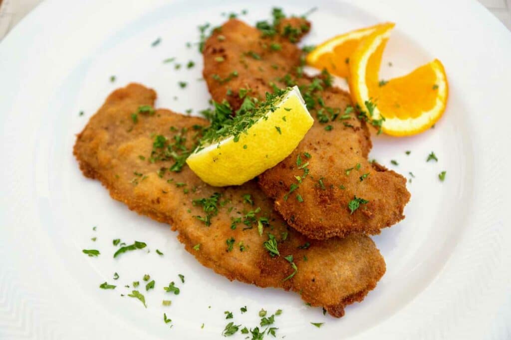 Le traditionnel Wiener Schnitzel