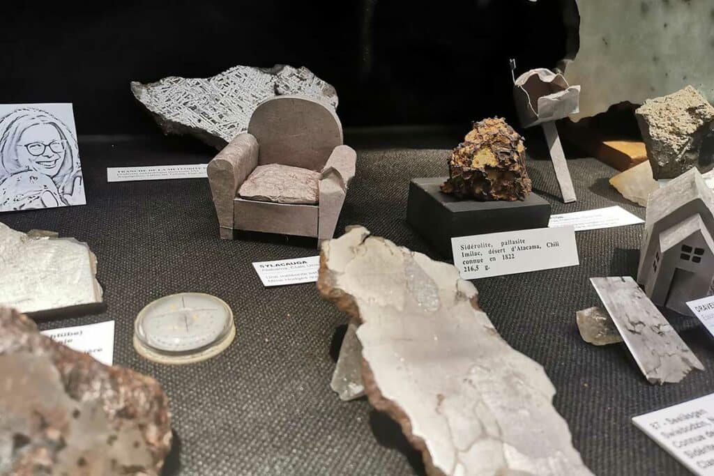 Le musée de minéralogie de Strasbourg possède une magnifique collection de météorites