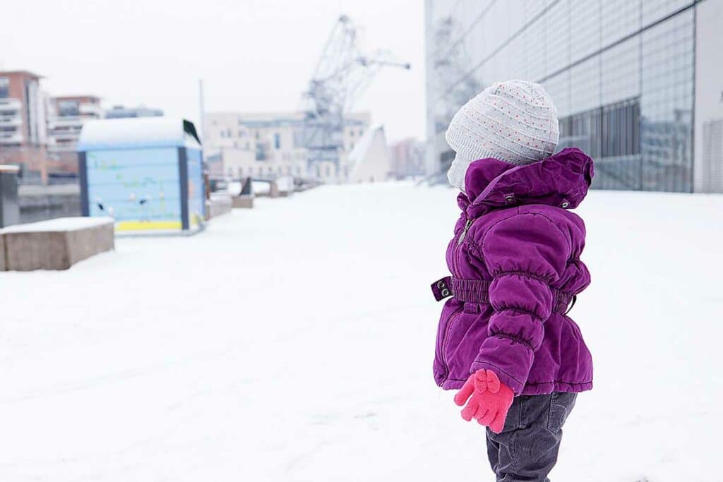 Strasbourg sous la neige