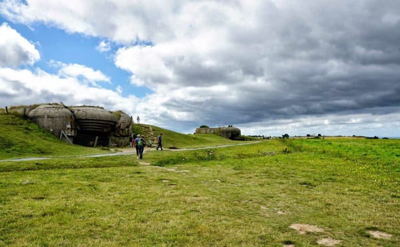 Le site de la batterie allemande de Longues-sur-Mer
