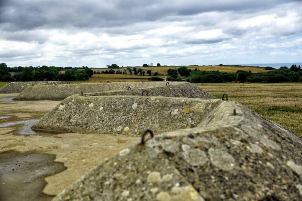 Crête de la batterie allemande de Longue-sur-Mer